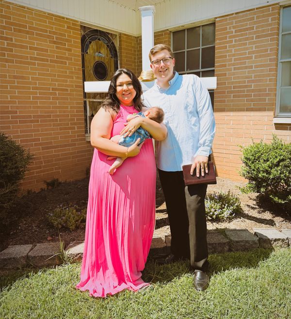 Zander, Sara and baby Eliana Matthews